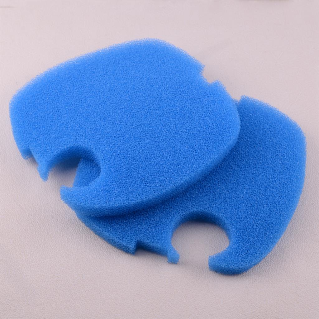 Marine Aquarium Par Meter - LETAOSK 2Pcs Blue Aquarium Filter Pad