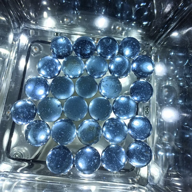 Marine Aquarium Tanks - Glass Marble 14/16/17mm Colored Glass Beads