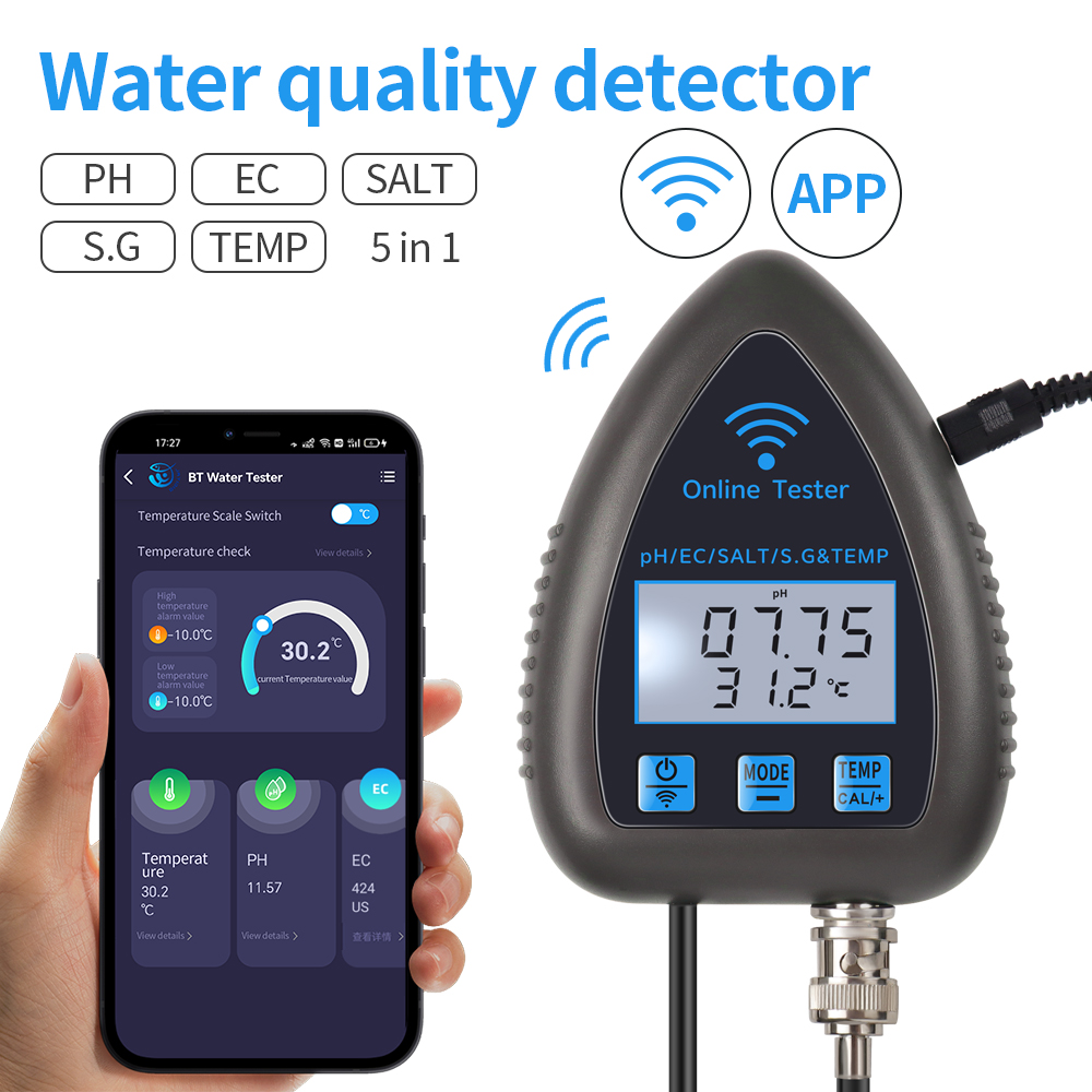 Tuya WiFi 5 in 1 Water Quality - Marine Aquarium Par Meter review and price