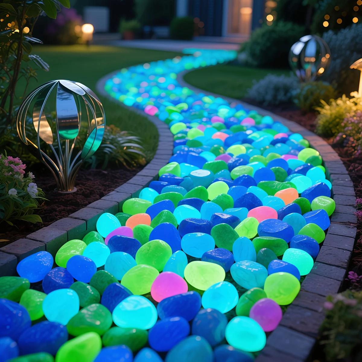 1CM 100pcs Color Goose Stone L - Marine Aquarium Tanks review and price