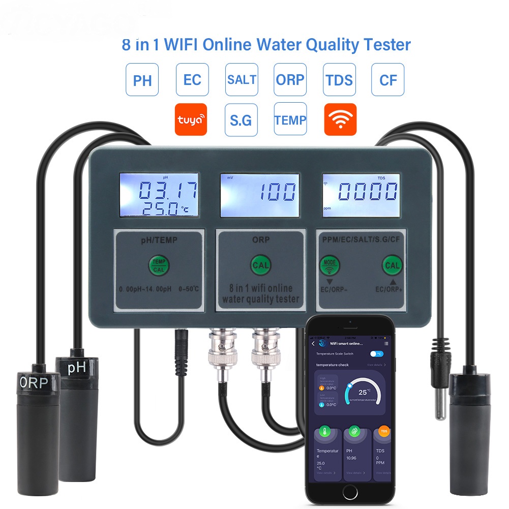 Tuya WiFi Digital PH ORP TDS E - Marine Aquarium Par Meter review and price