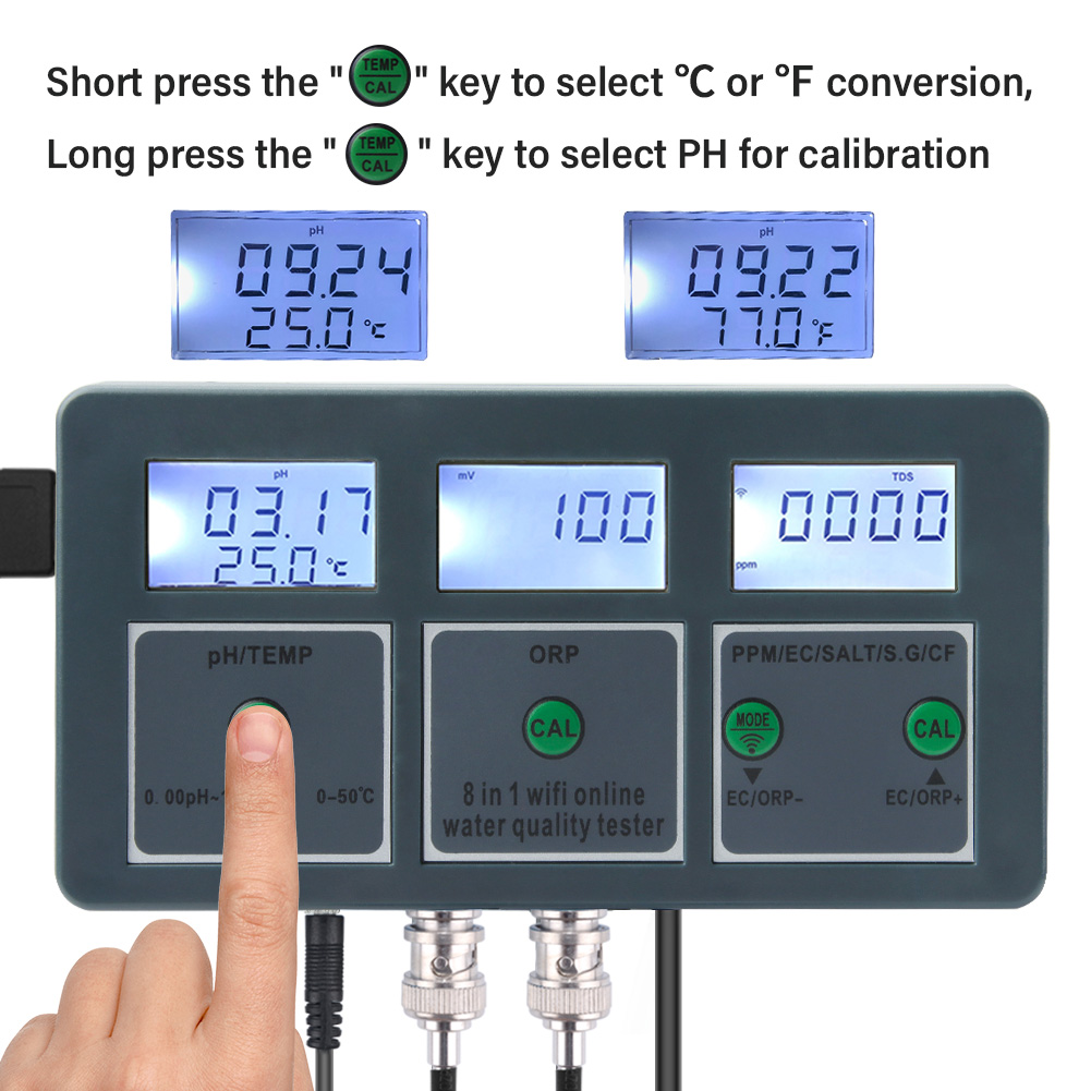 Tuya WiFi Digital PH ORP TDS E - Marine Aquarium Par Meter review and price