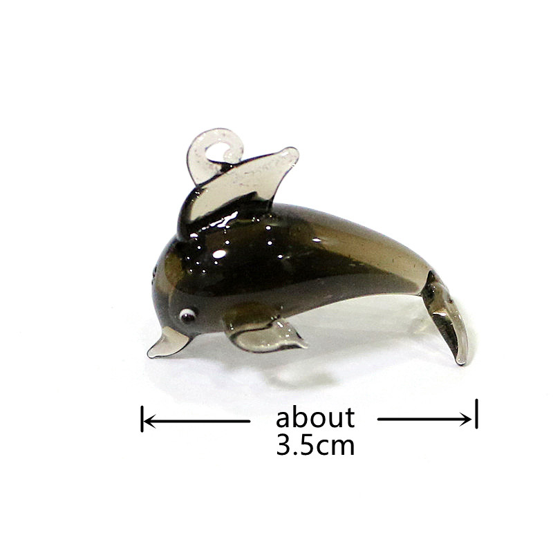 Cute Dolphin Charm Glass Penda - Marine Aquarium Design review and price