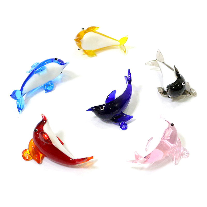 Cute Dolphin Charm Glass Penda - Marine Aquarium Design review and price