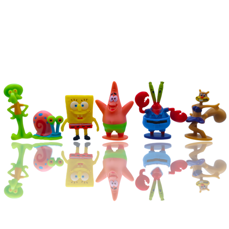 6pcs SpongeBob Fish Tank Decor - Marine Aquarium Tanks review and price
