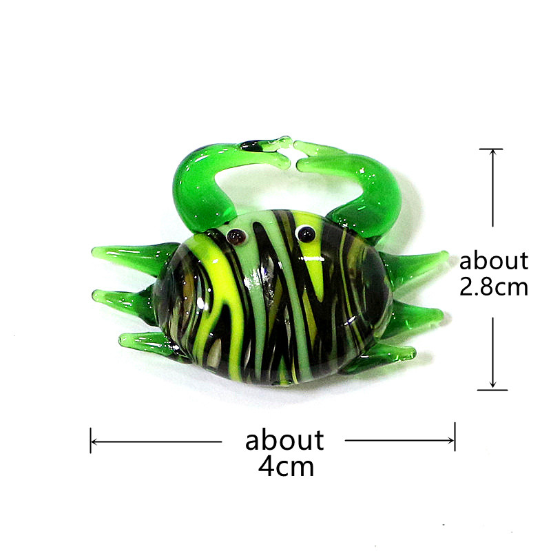 Handmade Cute Mini Glass Crab  - Marine Aquarium & Regional Centre Photos review and price