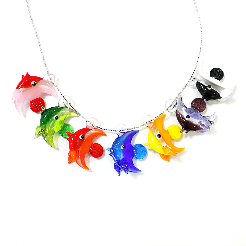 2pcs Mini Fish Glass Pendant C - Marine Aquarium & Regional Centre Photos review and price