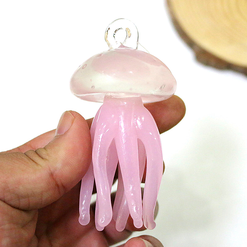 Pink Jellyfish Glass Pendant C - Marine Aquarium & Regional Centre Photos review and price