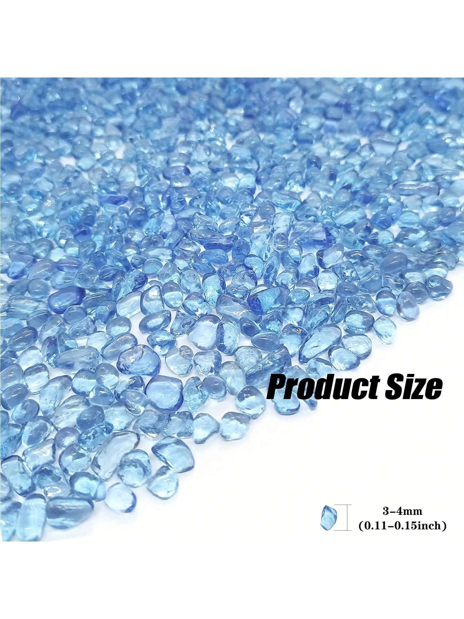 Blue Glass Gravel 3 4mm Aquari - Marine Aquarium Gravel review and price