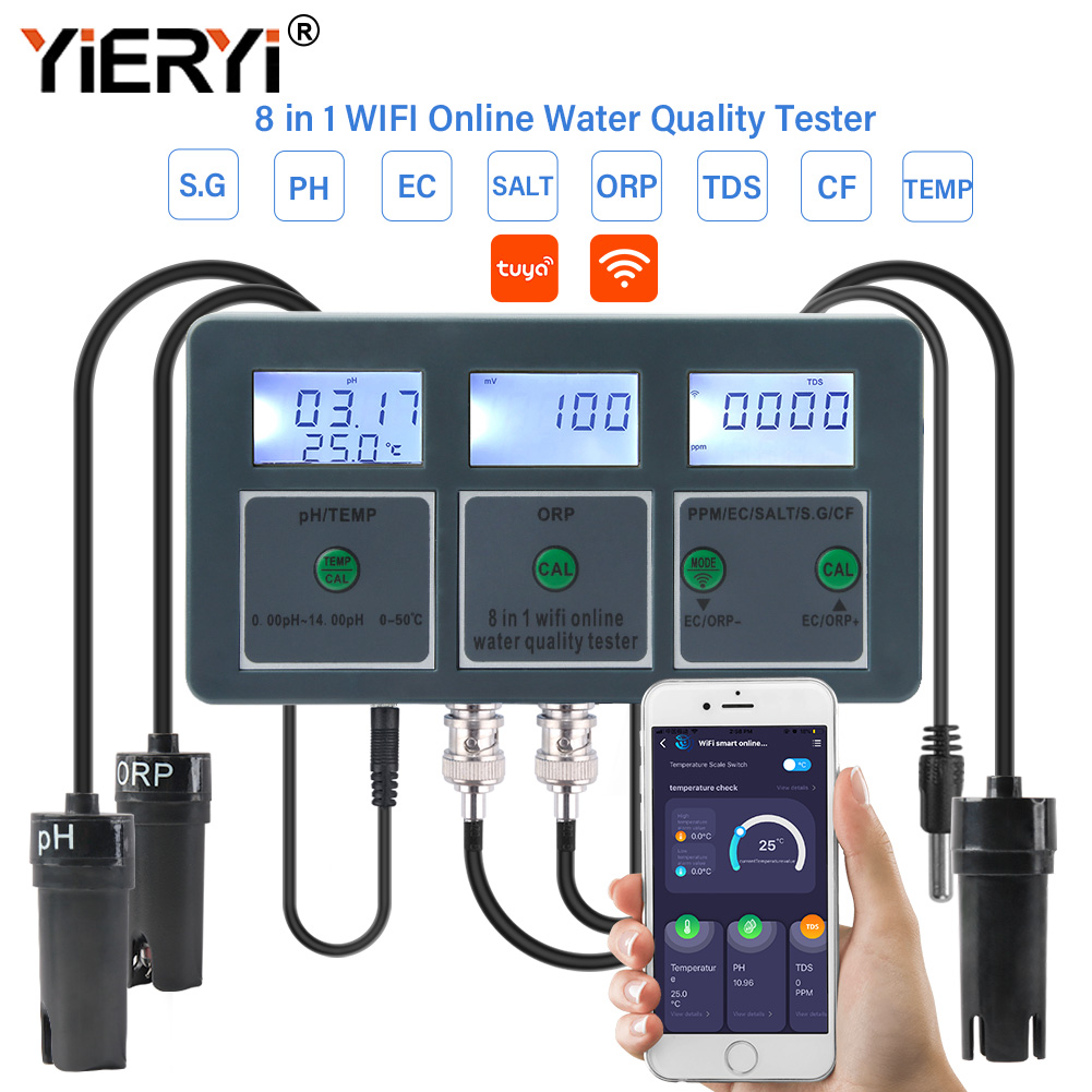 Yieryi WiFi Tuya Smart PH ORP  - Marine Aquarium Par Meter review and price